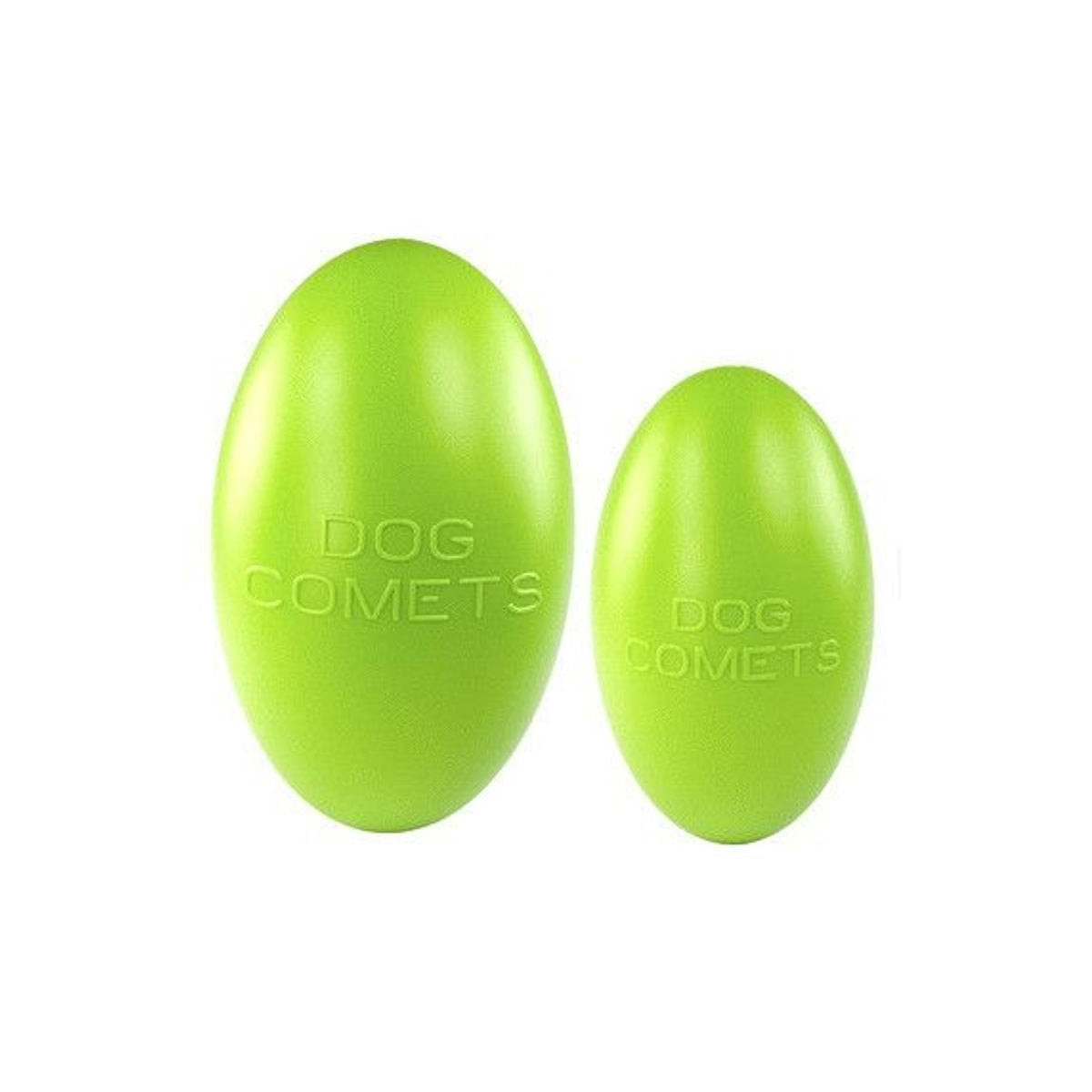 Ballon Rugby Dog Comets 20cm Vert - Jouet flottant ultra-résistant