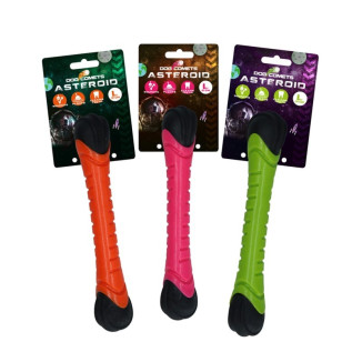 Bâton flottant Dog Comets Asteroid Rose - Jouet chien L 35C