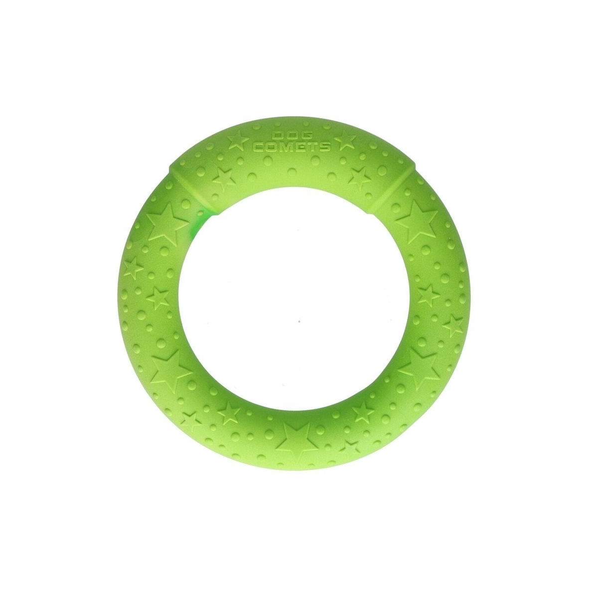 Dog Comets Frisbee Ring Vert 19cm - Jouet chien flottant et résistant