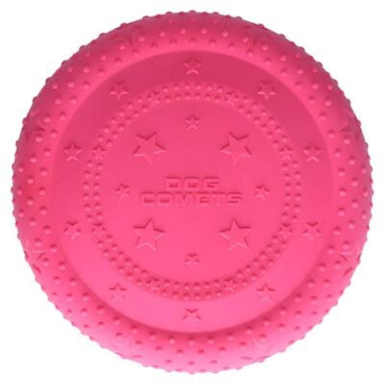 Frisbee flottant Dog Comets UFO Rose 24cm - Jouet chien durable