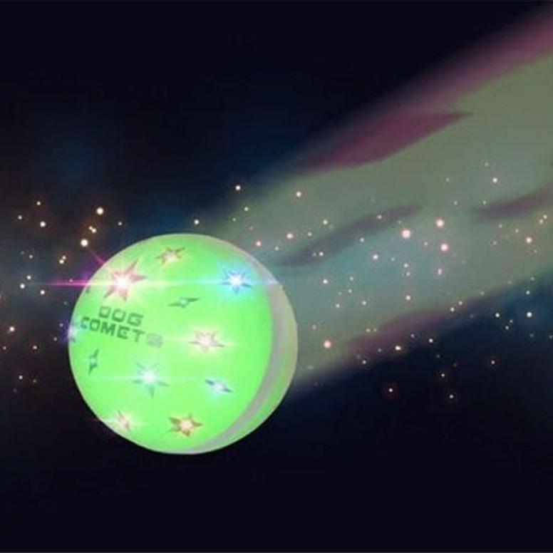 Jouet chien Dog Comets Helix : balle interactive vert 60 min autonomie
