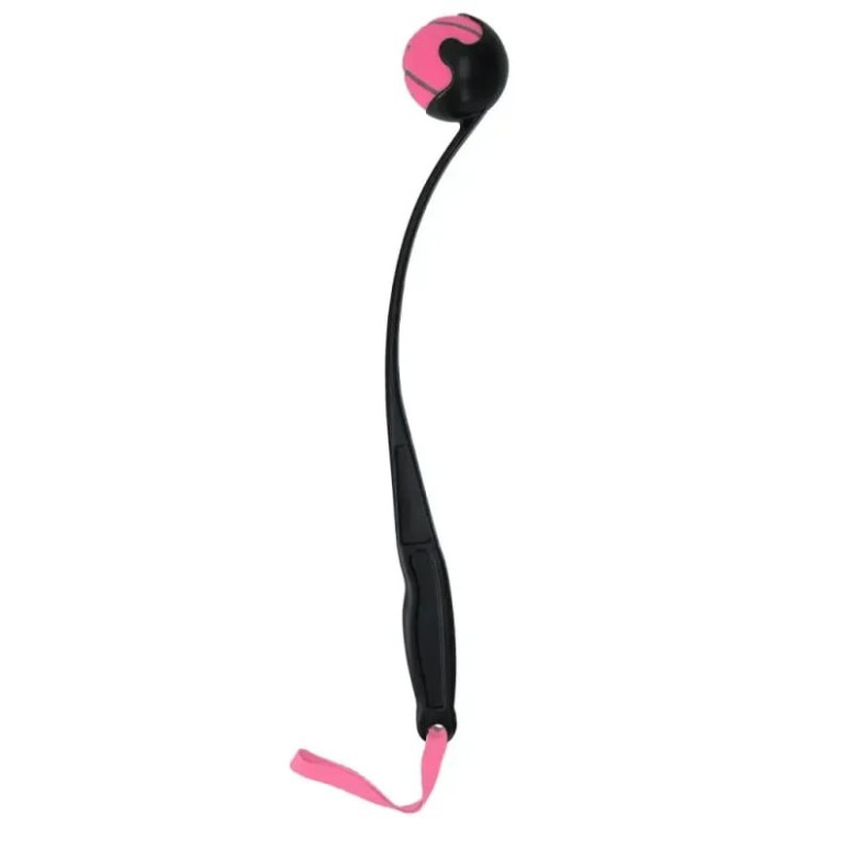 Lanceur de balle Dog Comets Rose - 48cm - Lance jusqu'à 3x plus loin
