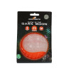 Jouet chien Dog Comets Lune Phospho Orange - Balle lumineuse 10 cm