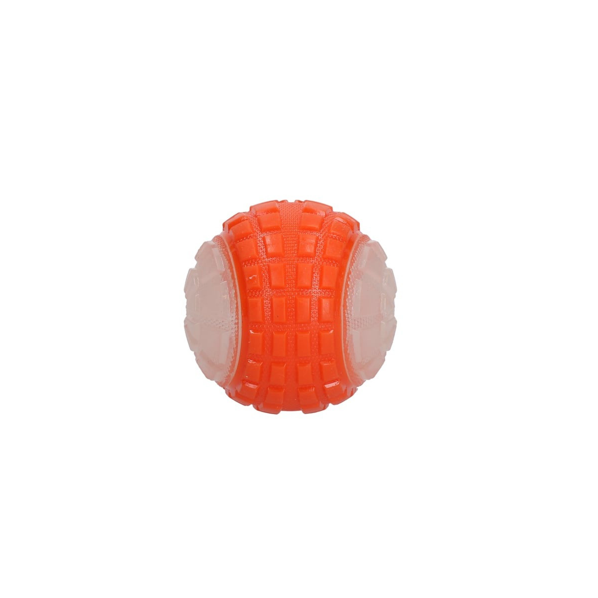 Jouet chien Dog Comets Moon Phospho Orange - Balle lumineuse 5 cm