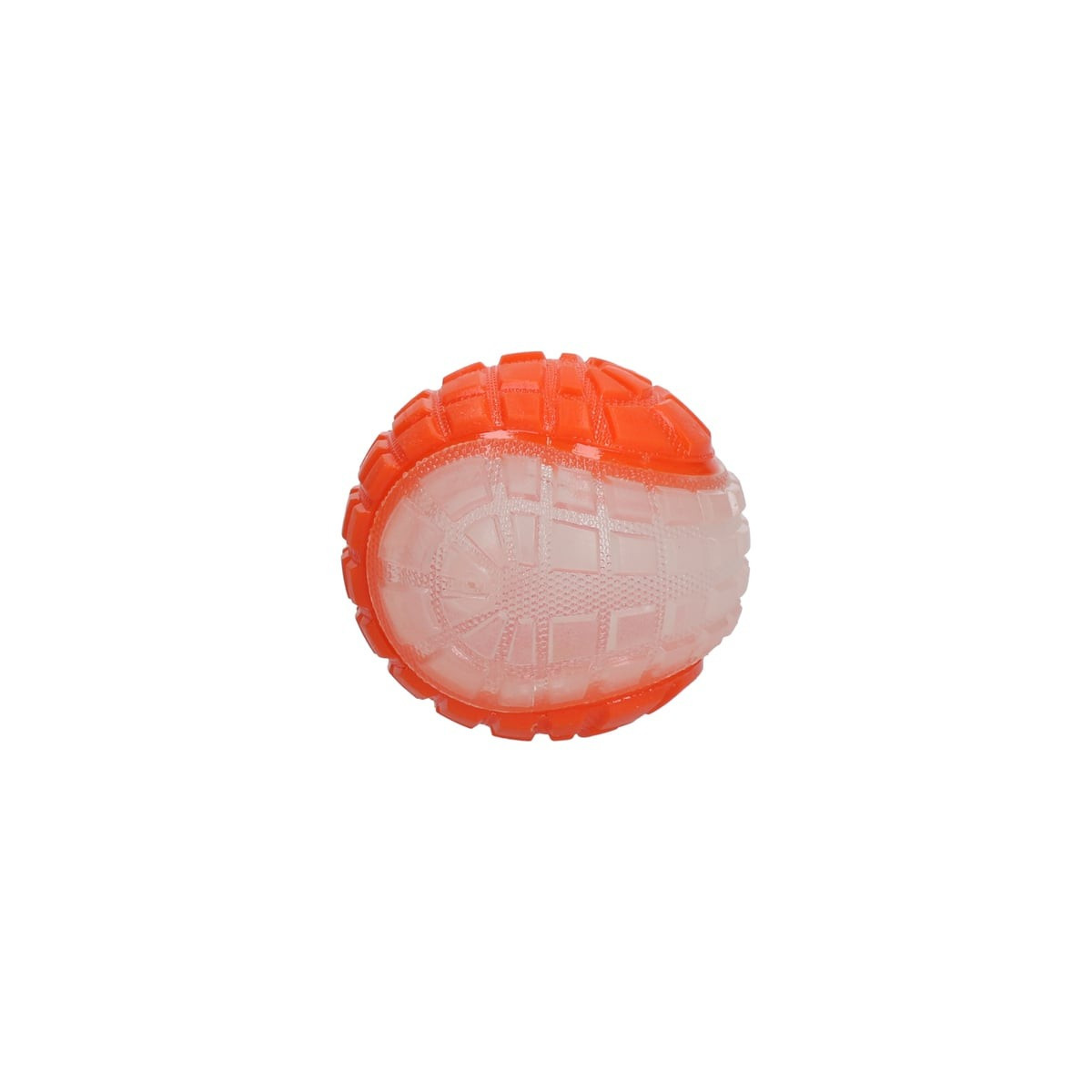 Jouet chien Dog Comets Moon Phospho Orange - Balle lumineuse 5 cm