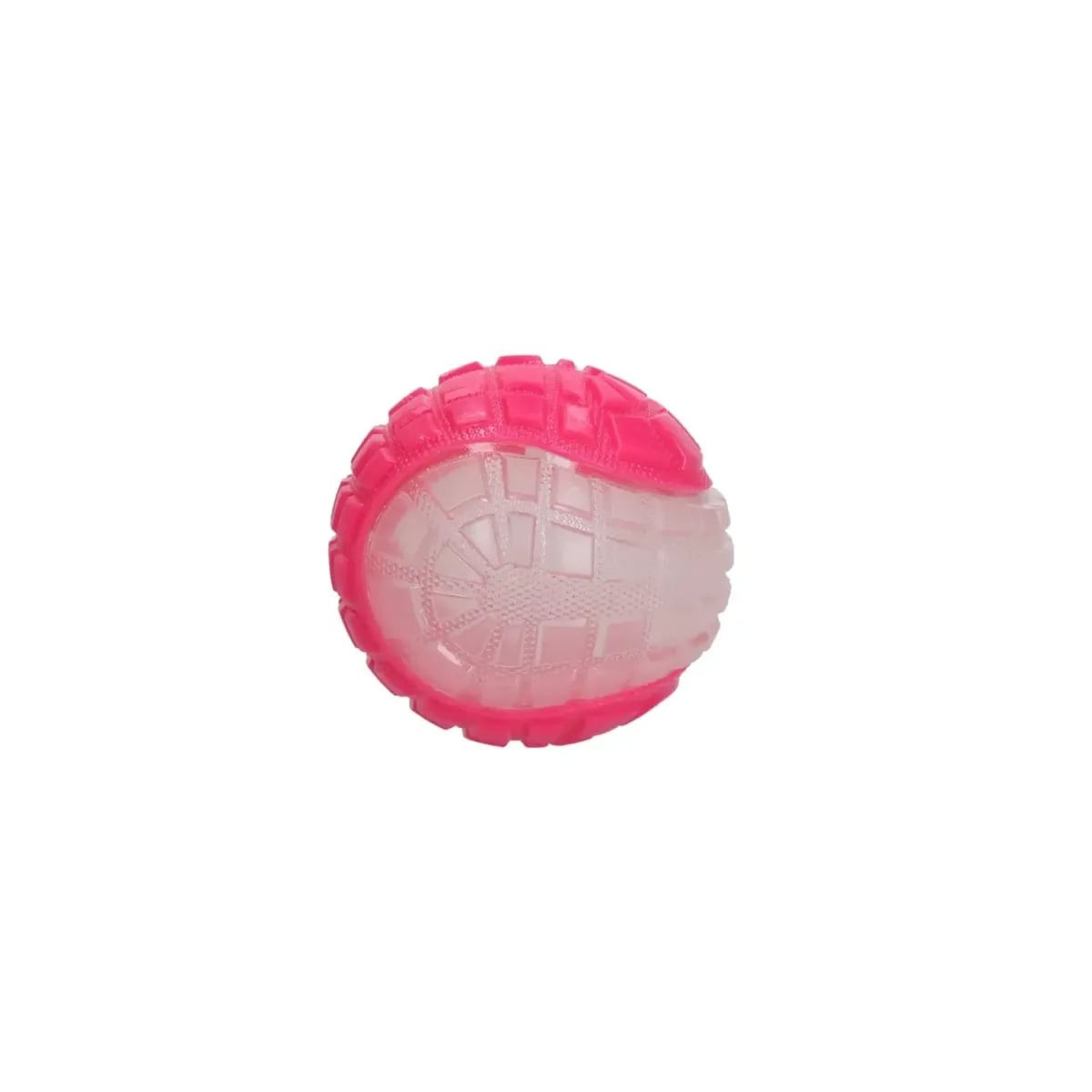 Balle phosphorescente Dog Comets Moon - Jouet chien rose 7,5 cm