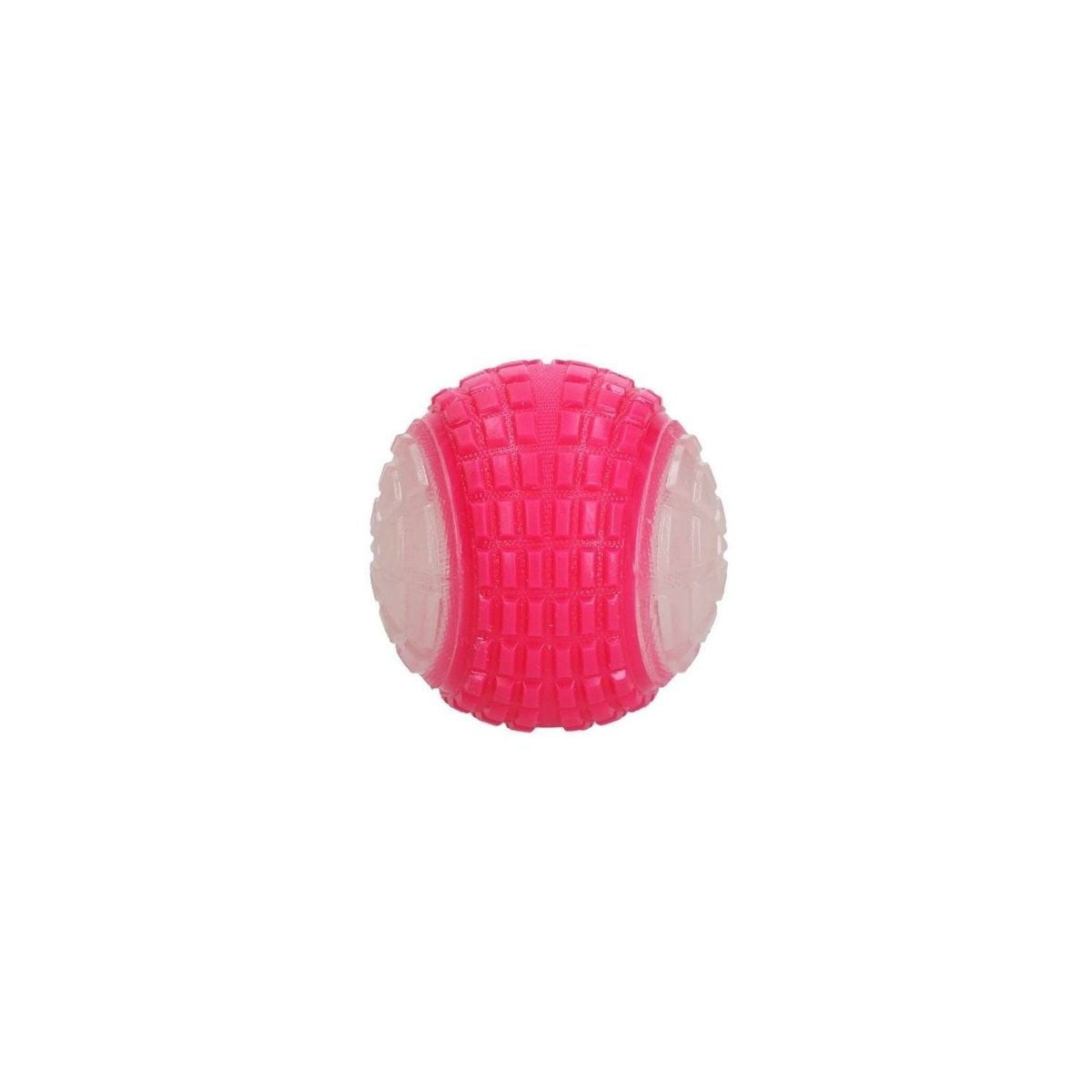Balle phosphorescente Dog Comets Moon - Jouet chien rose 7,5 cm