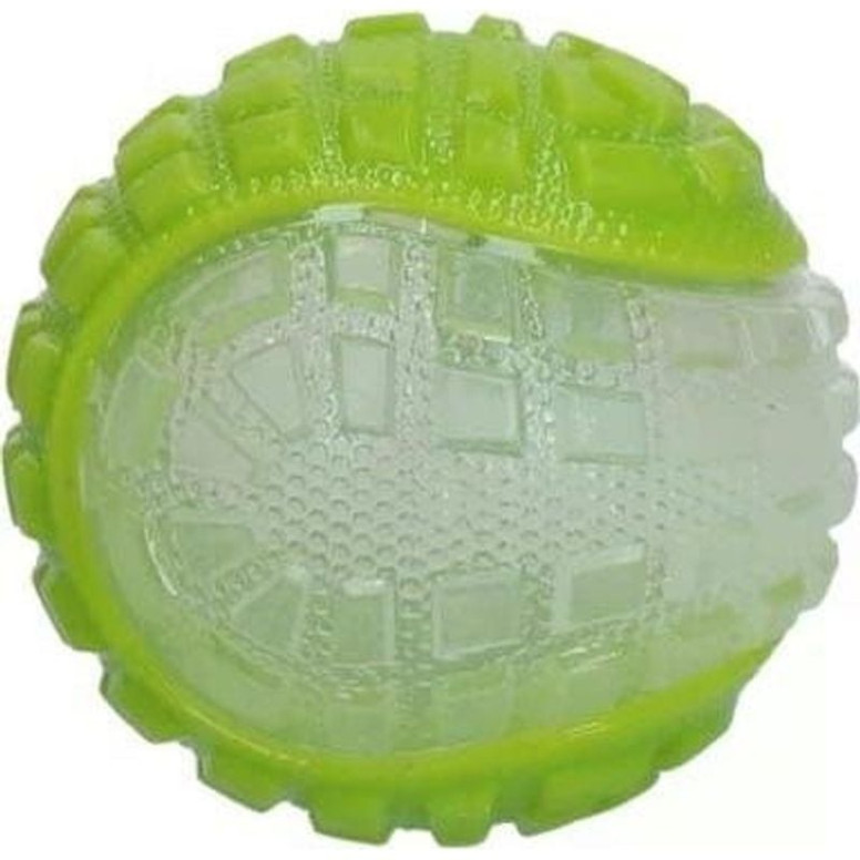 Jouet chien phosphorescent Dog Comets - Balle Moon Vert 5cm