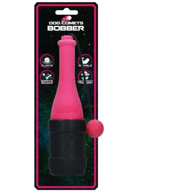 Dog Comets Bobber Rose : jouet chien flottant 23 cm