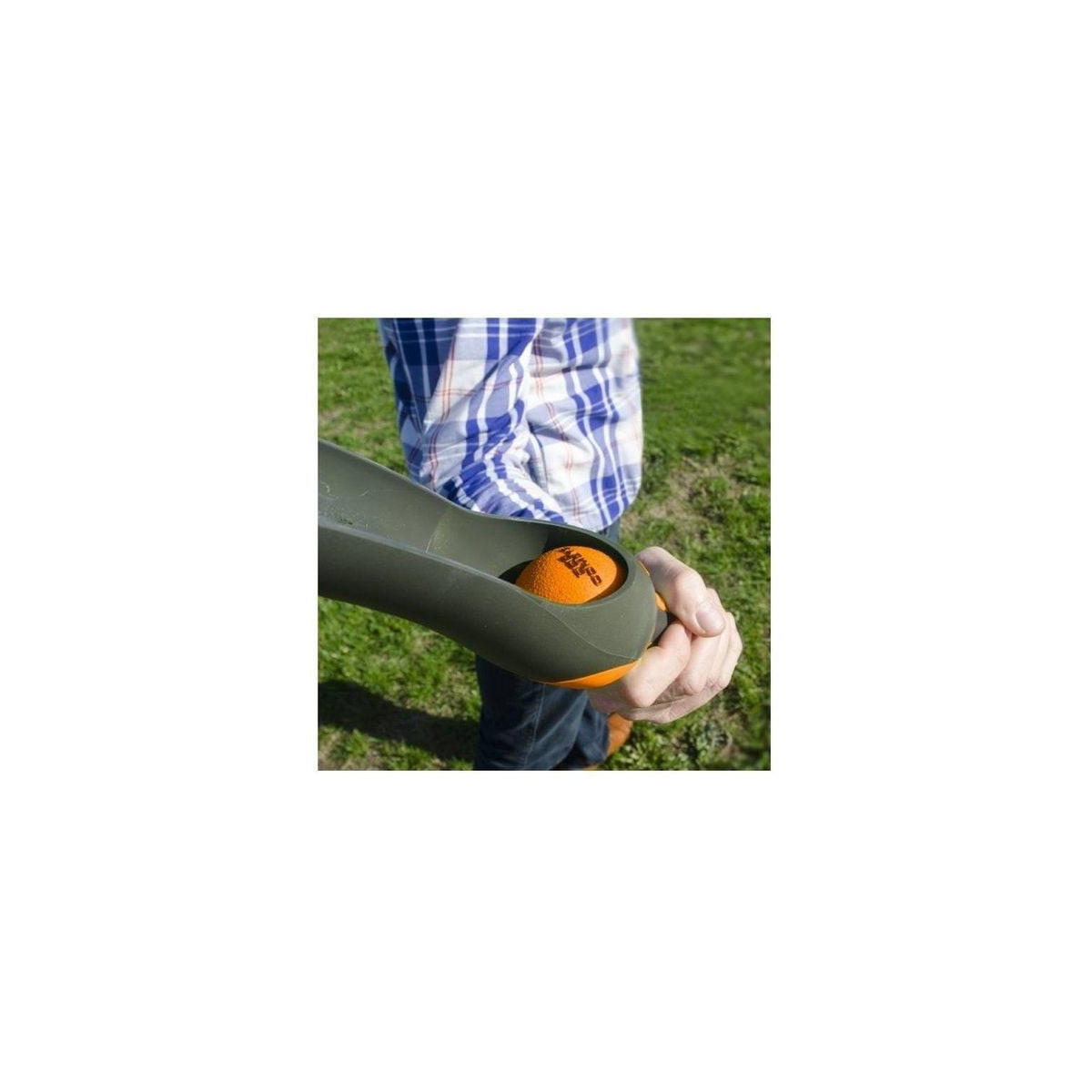 Lanceur balle chien Dog Comets - 3x plus loin, 60m, orange, durable
