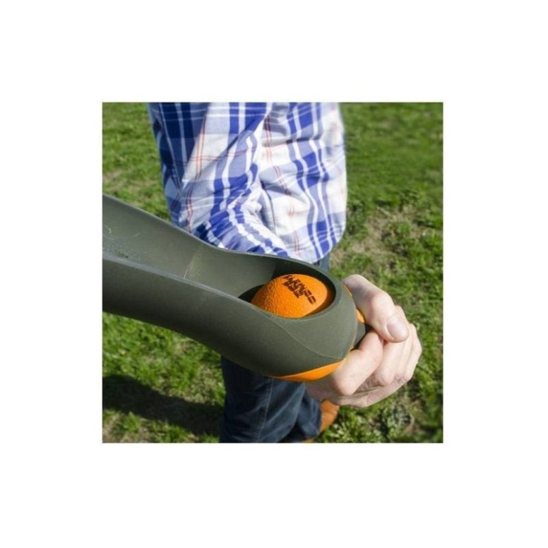 Lanceur balle chien Dog Comets - 3x plus loin, 60m, orange, durable