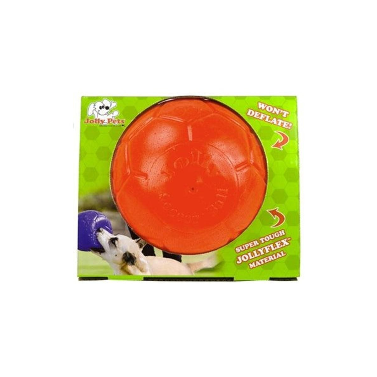 Ballon rouge Jolly Pets 20 cm - Flottant et durable pour chien