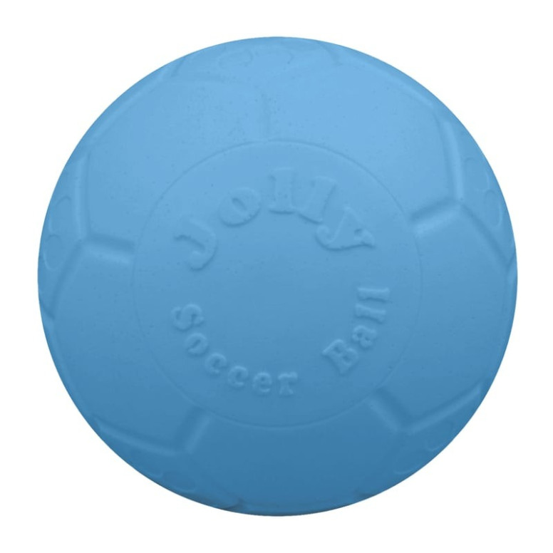Ballon chien Jolly Pets 15cm bleu : flottant et indestructible