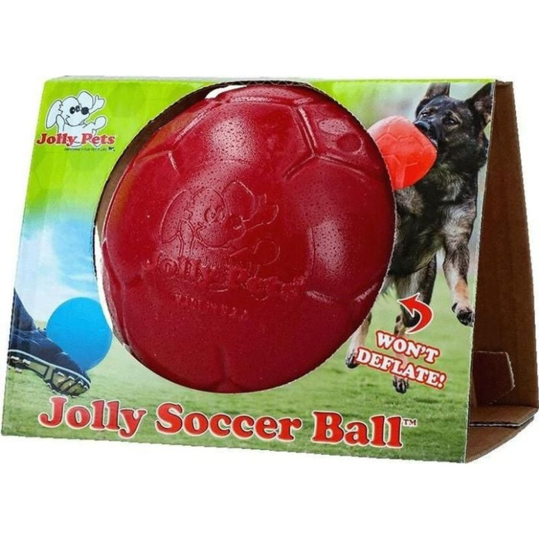 Jouet chien Jolly Pets Ball S rouge 15cm - Durable et flottant