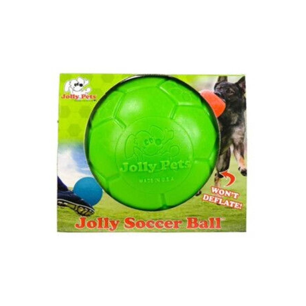 Jouet chien Jolly Pets Ball S Vert 15cm - Durable et flottant