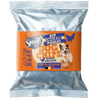 Smoofl Chips Poulet : Friandises légères et hypocaloriques pour chien