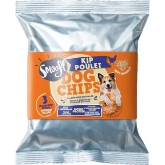 Smoofl Chips Poulet : Friandises légères et hypocaloriques pour chien
