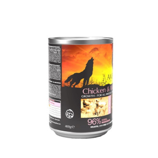 Ambrosia Pâtée Chiot Poulet Poisson 395g - Sans céréales