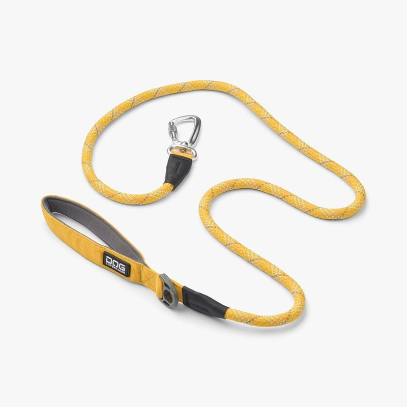 Laisse DOG COPENHAGEN Urban Rope longueur totale, corde en polyester avec poignée rembourrée et band