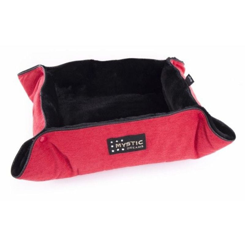 Martin Sellier Corbeille Cosy Mystic Rouge T68 panier pour animaux rouge entièrement ouvert, intérie