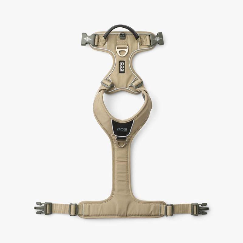 Harnais DOG Copenhagen Comfort Walk Pro Wild Dune XL, vue de dos, avec attache dorsale et bandes réf