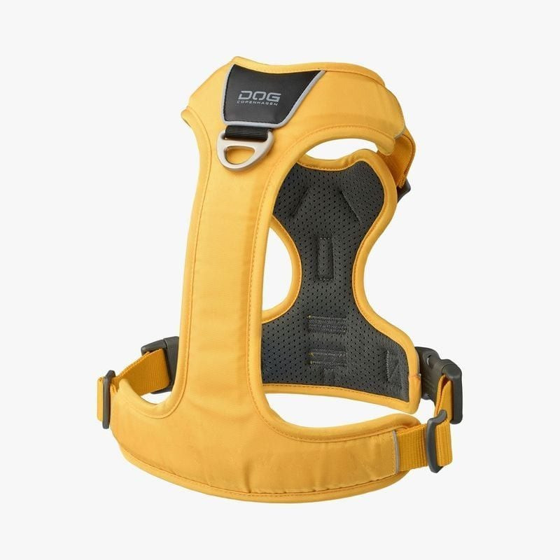 Harnais DOG Copenhagen Comfort Walk Pro Wild Lemon XS vue arrière, mettant en valeur la poignée ergo