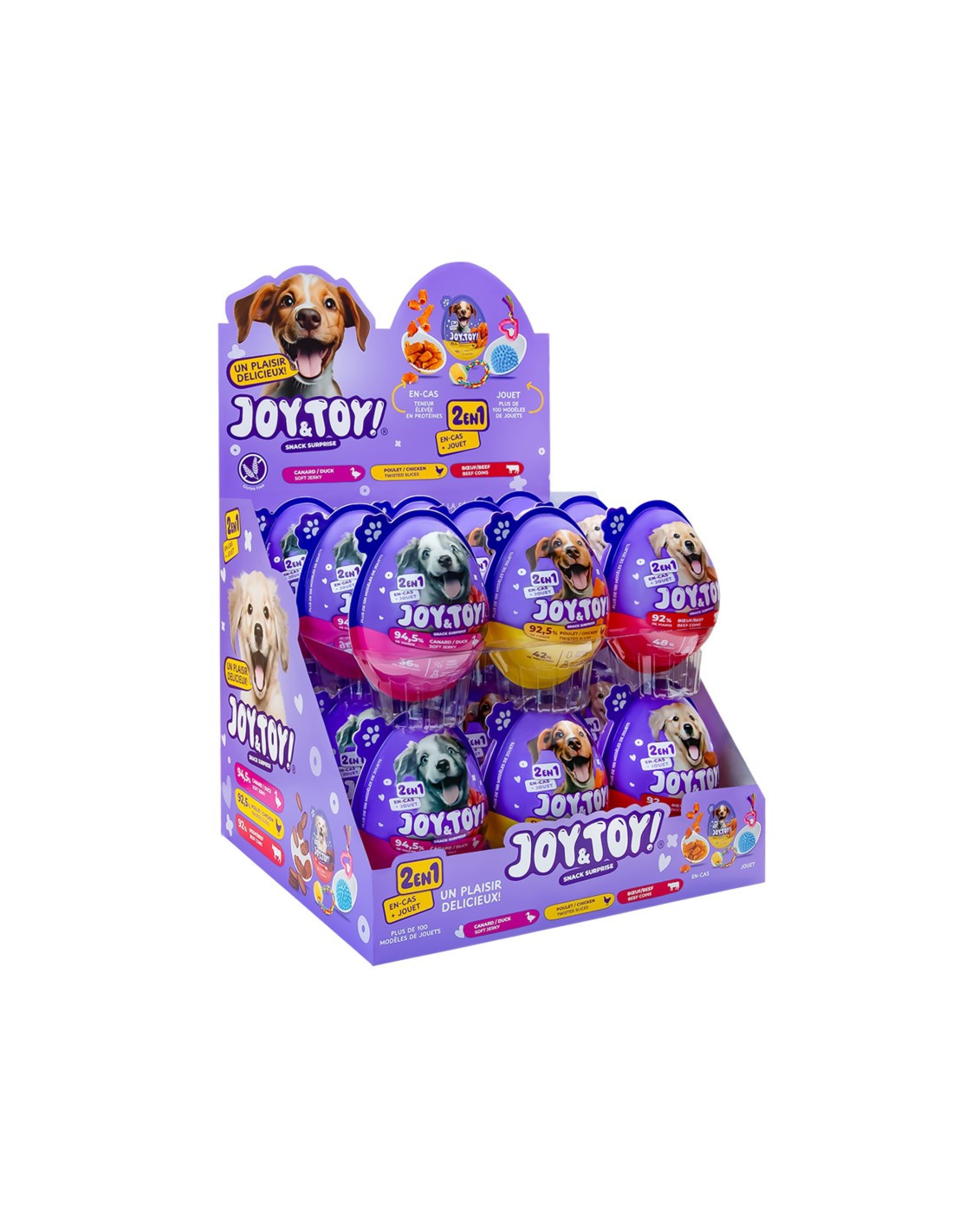 Close-up of Joy&toy Duck Surprise Egg highlighting its smooth texture and vibrant colors.