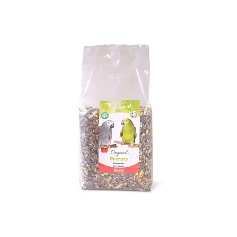 Mélange de graines original Vadigran Basic pour perroquets en sac plastique transparent de 2,75 kg, 