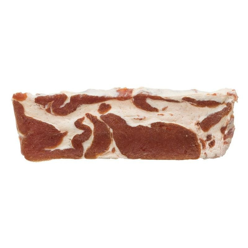 Morceau individuel de friandise pour chien Trixie PREMIO Bullduck isolé sur l'emballage