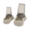 Distributeur 2-en-1 3,5L taupe Martin Sellier - Eau & croquettes