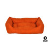 Panier carré VADIGRAN Adelle ocre - Confort pour chien 45x60x16cm