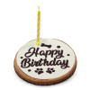 GATEAU D'ANNIVERSAIRE AVEC BOUGIE CHIEN 110G