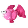 JOUET CHAT PELUCHE VIBRANTE POISSON ROSE 12CM