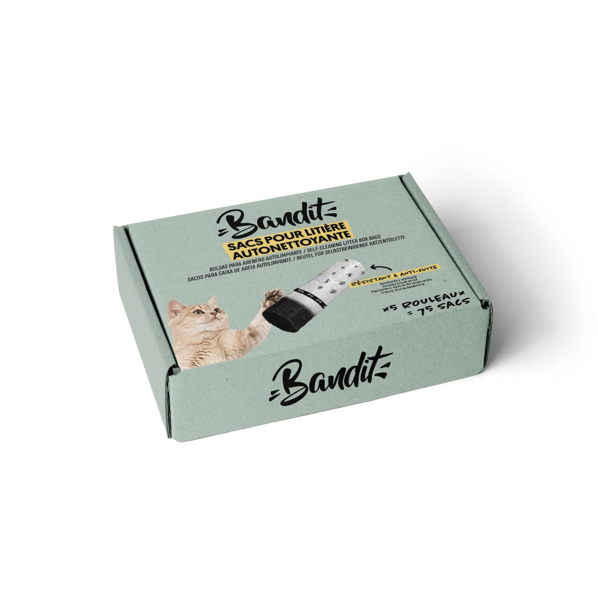 Rouleaux de sacs pour litière automatique Bandit x5 | DO&KA