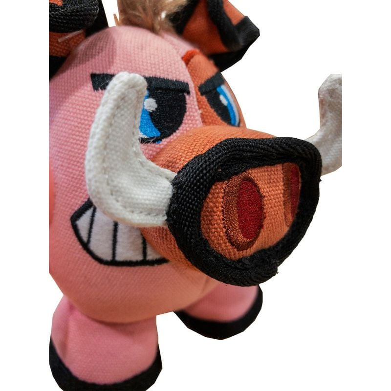 Détail du Jouet peluche pour chien résistant Croci Warriors Pigo 18 cm, structure multicouche et TPR