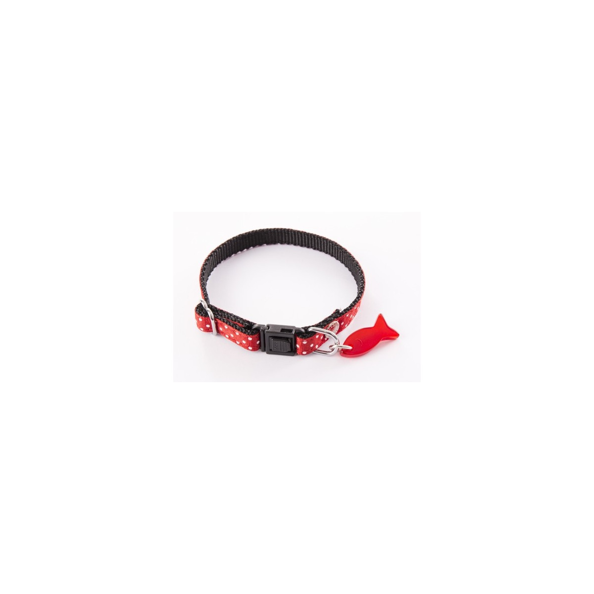 Coll chat pois 17/27 rouge