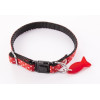 Coll chat pois 17/27 rouge