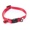 Coll nyl regl chat 10-20/30cm rouge