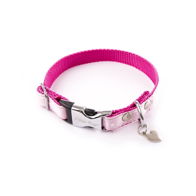 Coll pois xs 10-17/27 rose