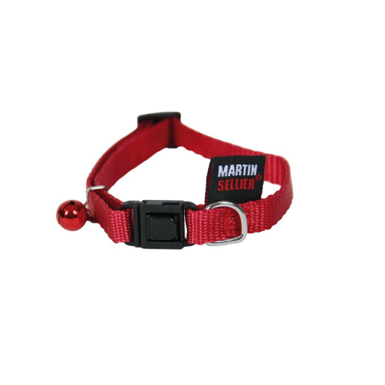 Collier chat 10-20/30 rge rouge