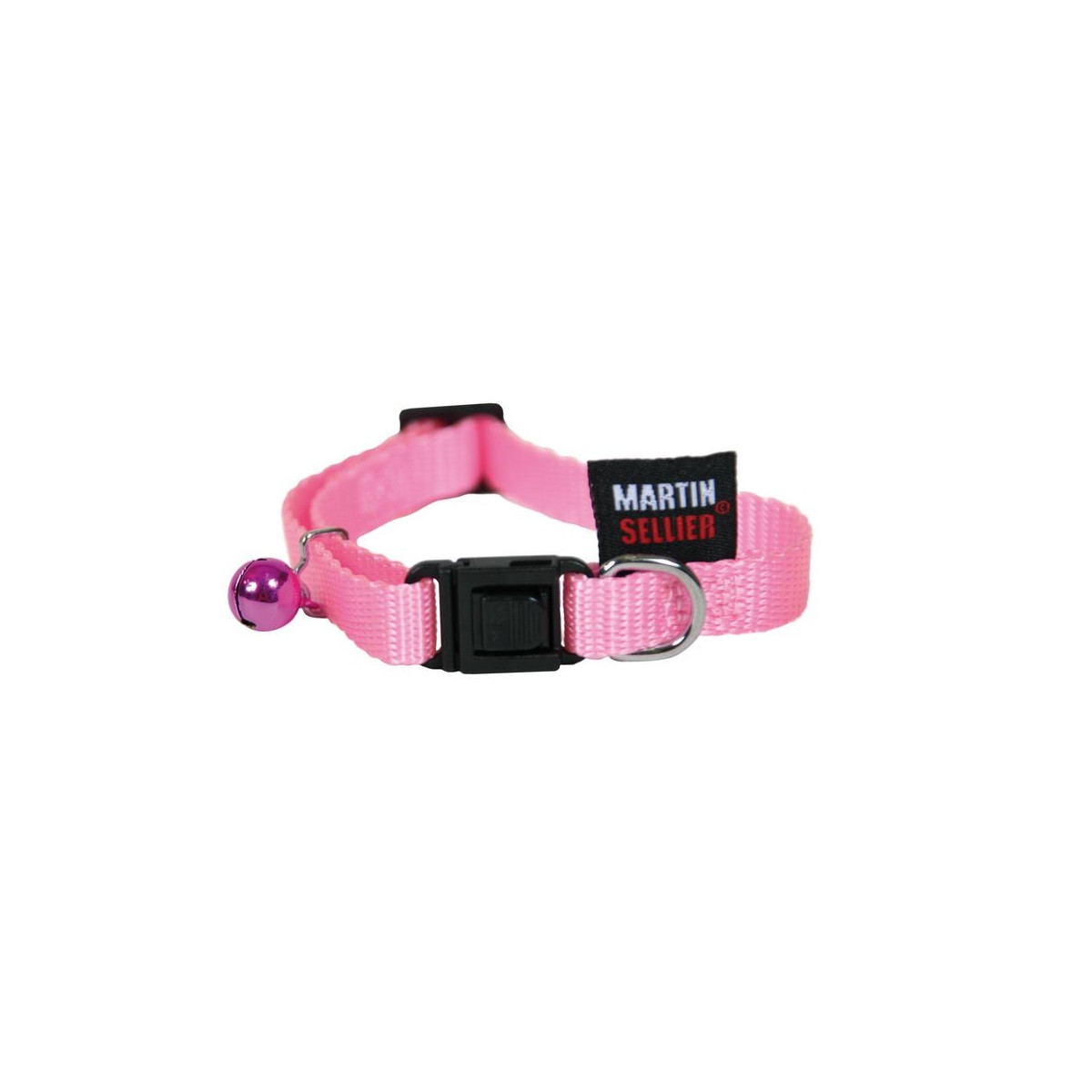 Collier chat 10-20/30 rose pastel