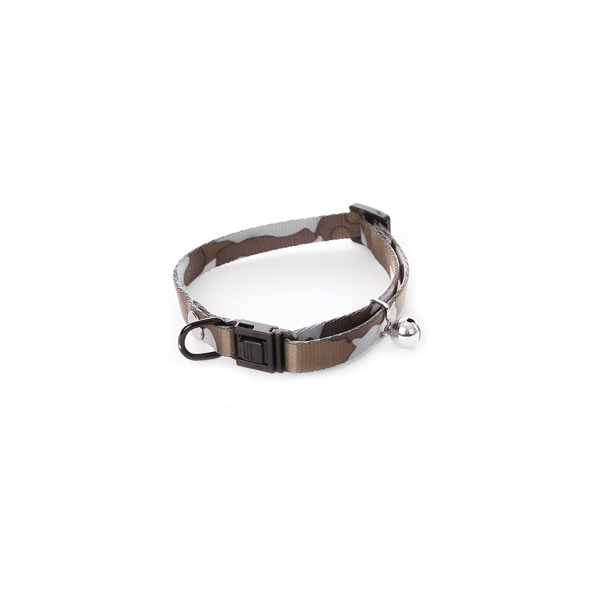 Collier chat camouflage 10-20/30cm gris