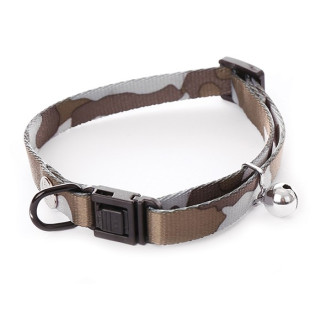 Collier chat camouflage 10-20/30cm gris
