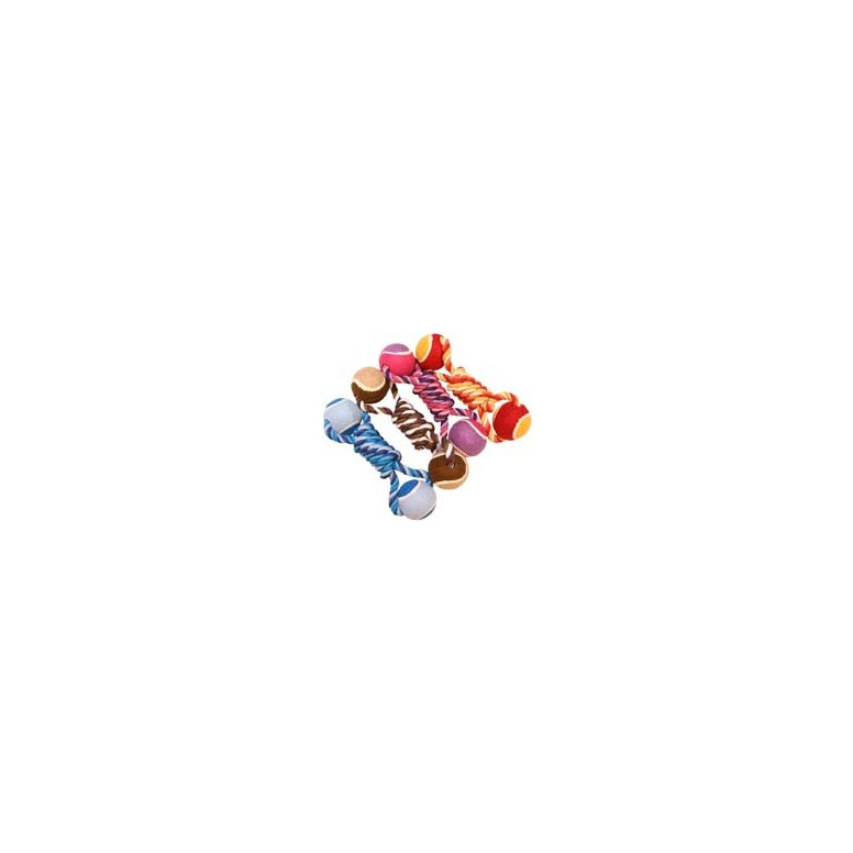 Corde+2 balles tennis 25cm