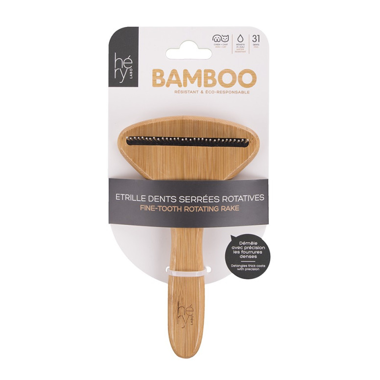 Etrille bambou dents serrees