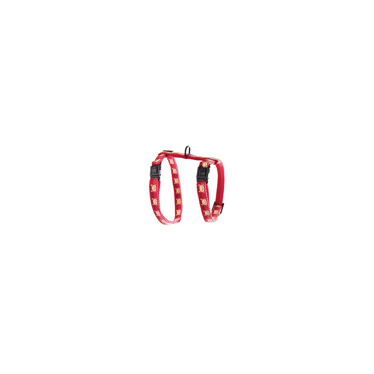 Harn moustache regl nyl 10-35/50 rouge/rose