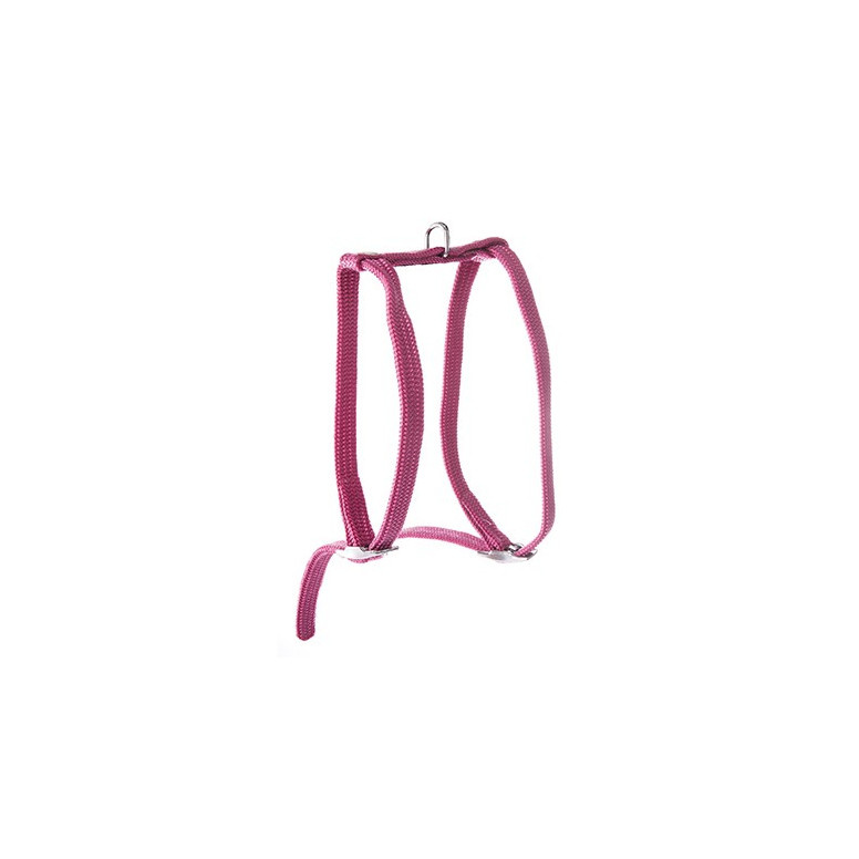 Harnais h nyl 10-35/40cm rose