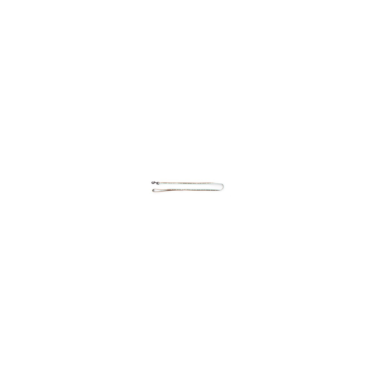 Laisse bicolor bulles  nyl 10-100cm vert eau/brun