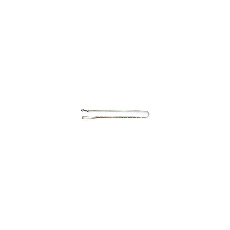 Laisse bicolor bulles  nyl 10-100cm vert eau/brun