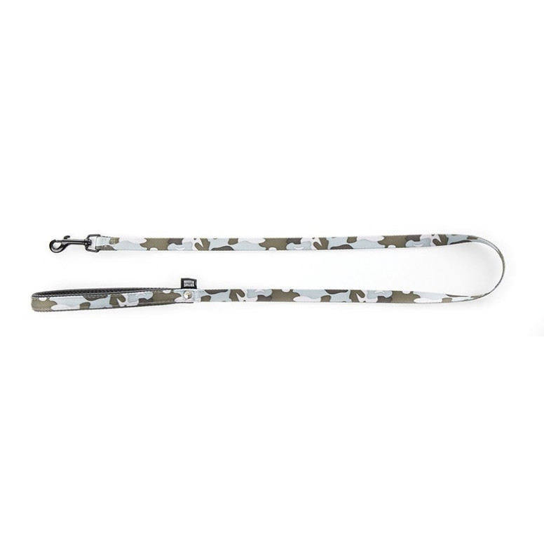 Laisse conf camouflage 15-120 gris